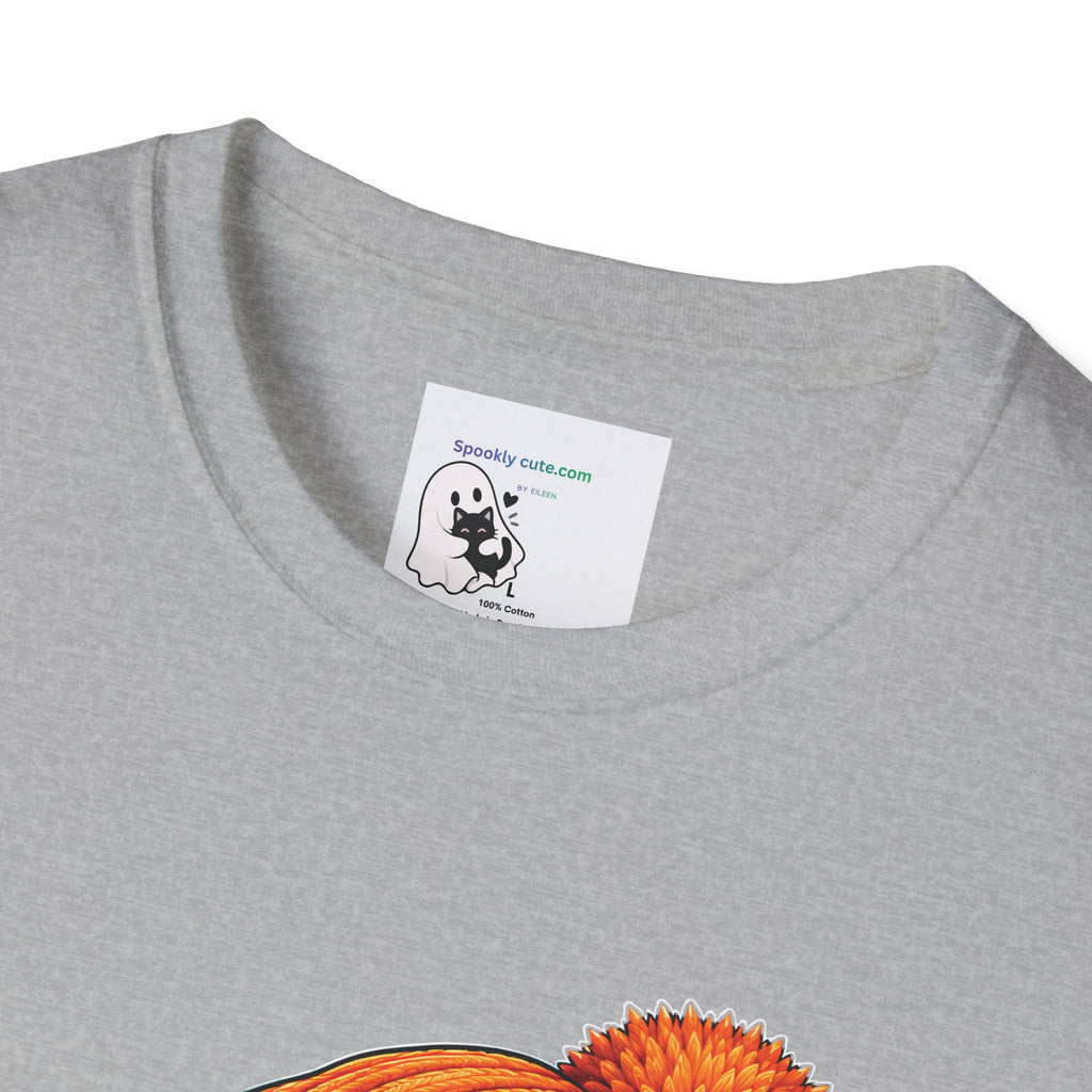 Halloween Ghost Tee – Cute Boo! Pumpkin & Hot Drink Graphic T-Shirt
