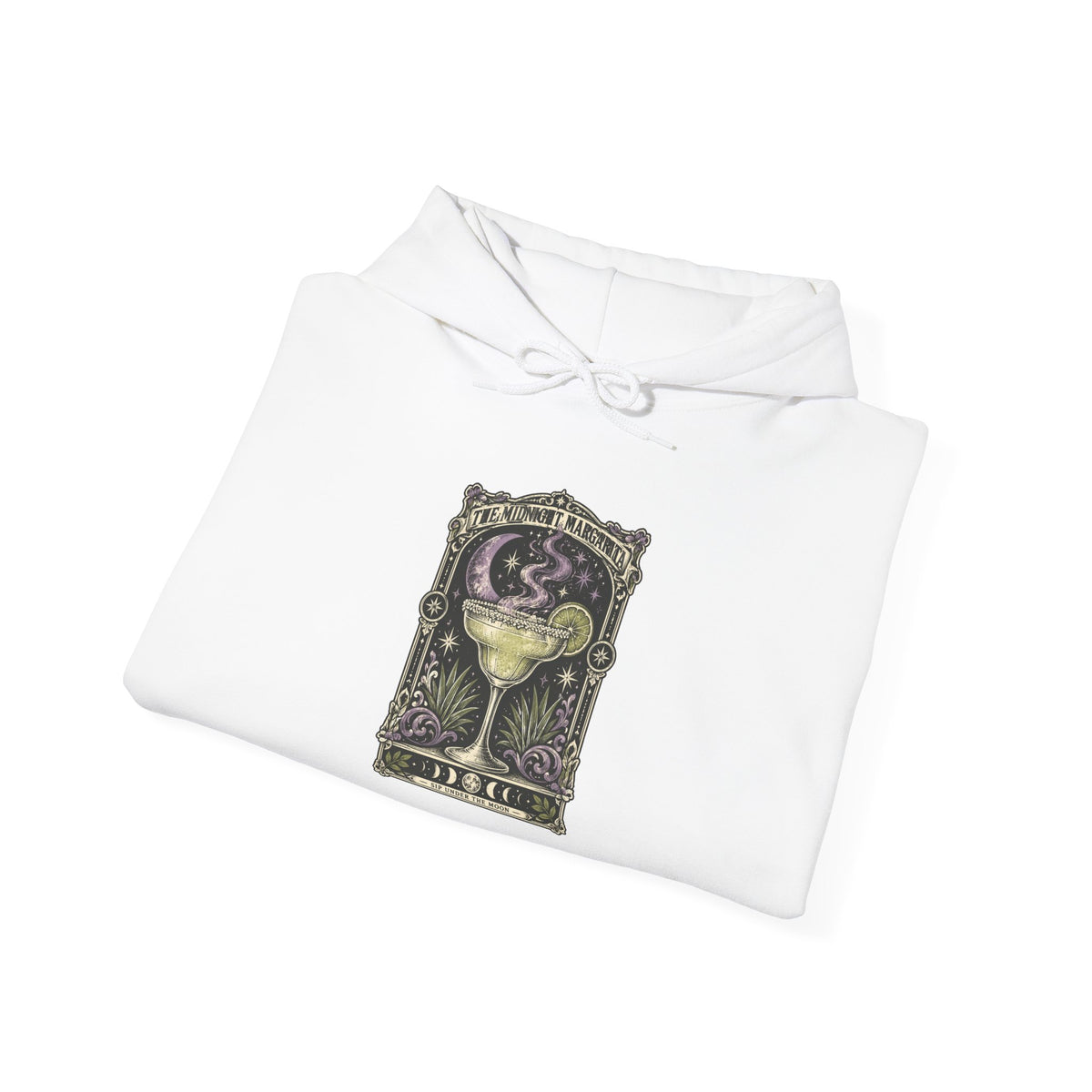 Midnight Margarita Tarot Illustration Hoodie | Cocktail, Moonlight Aesthetic