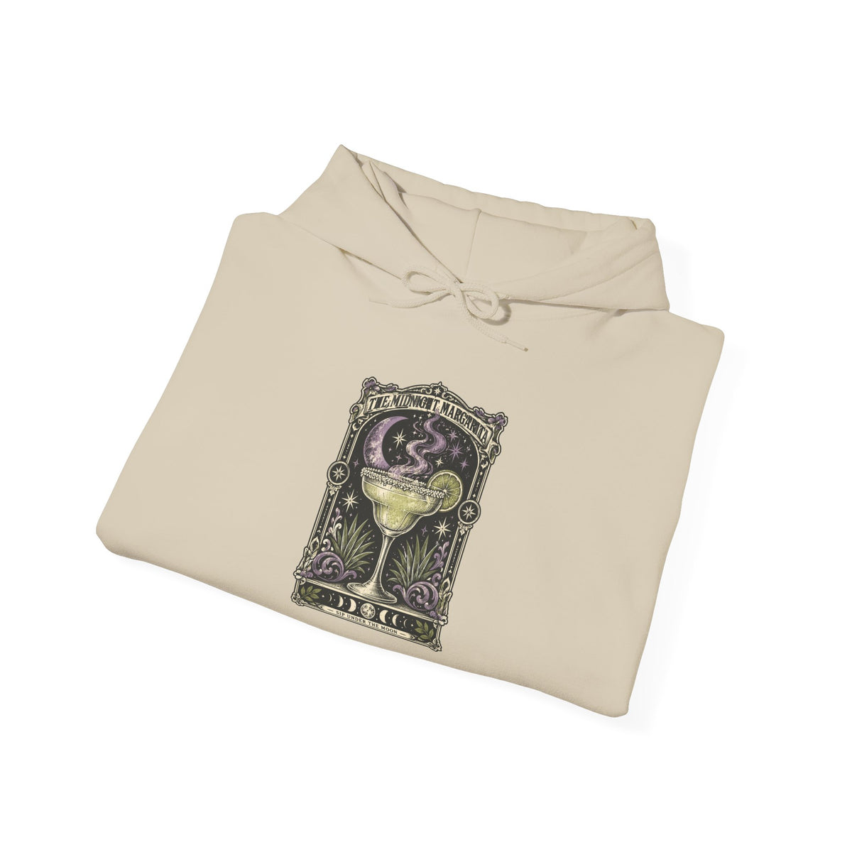 Midnight Margarita Tarot Illustration Hoodie | Cocktail, Moonlight Aesthetic