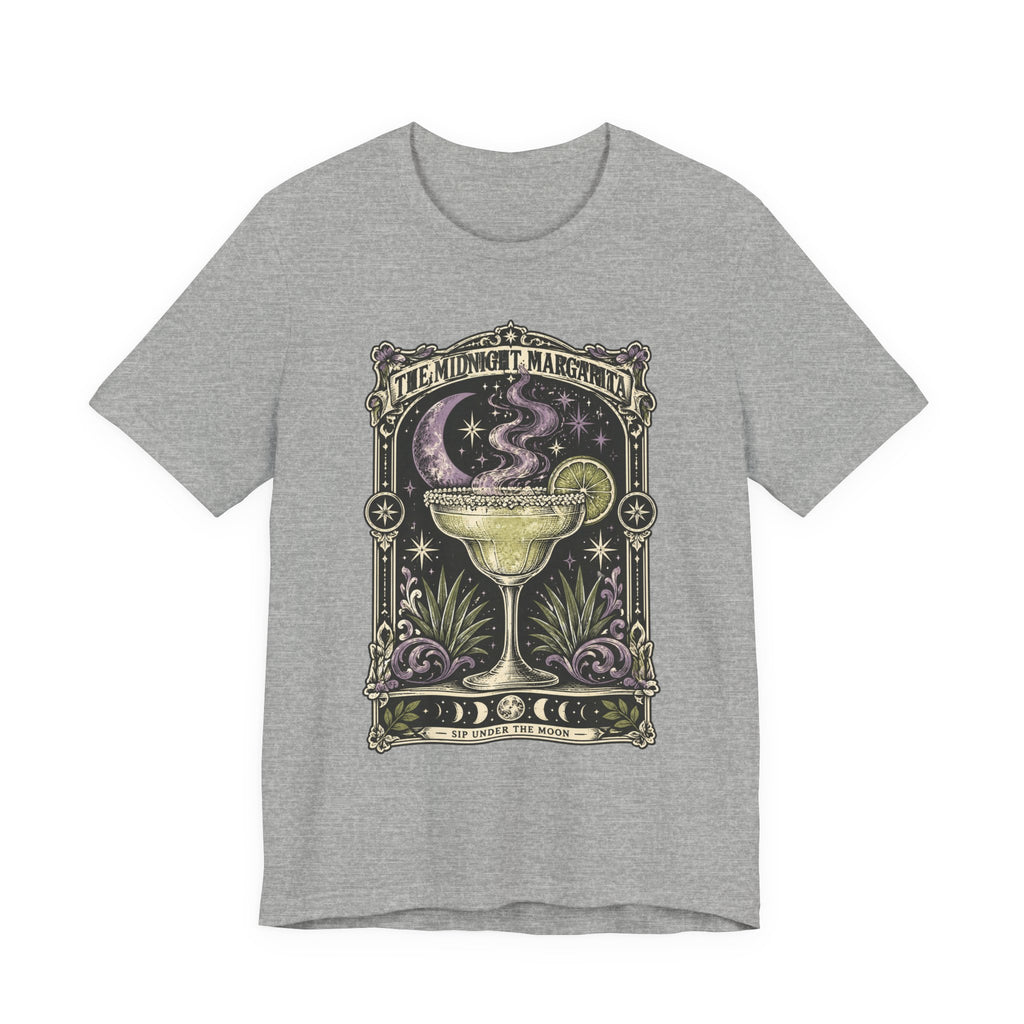 Midnight Margarita Illustration Tee | Celestial Cocktail, Moonlit Baroque