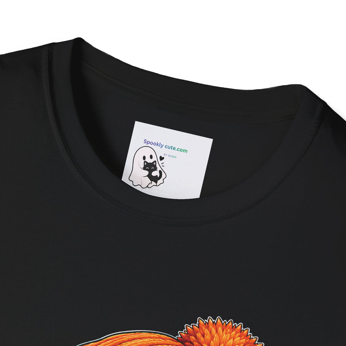 Halloween Ghost Tee – Cute Boo! Pumpkin & Hot Drink Graphic T-Shirt